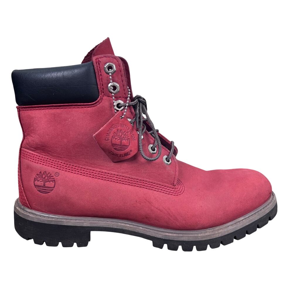 Timberland 6-Inch Premium Waterproof Red 400g PrimaLoft Boot Size 11